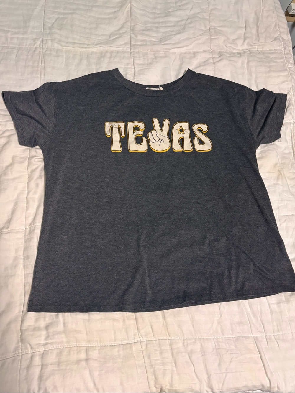 Women's Texas Graphic Tee - Charcoal